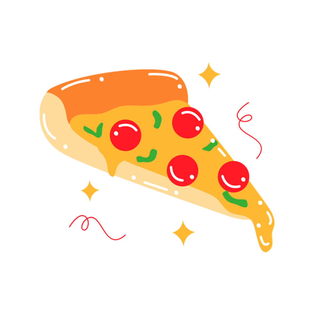Pizza Free Sticker Transparent Picture