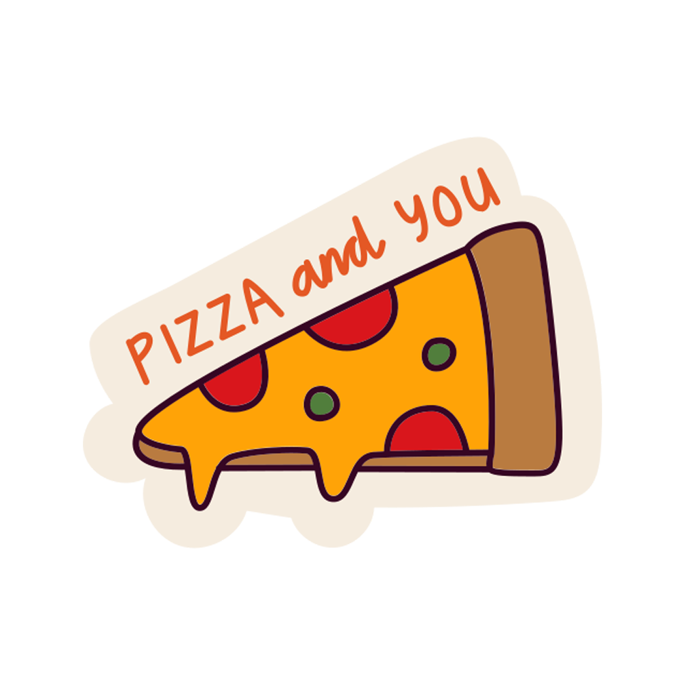 Pizza Free Sticker Transparent Clipart