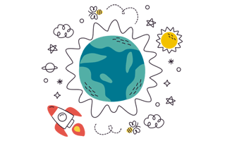 Planet Earth Sticker PNG