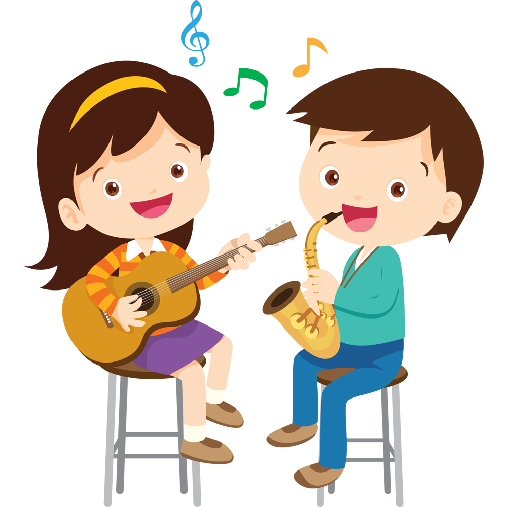 Playing A Musical  Transparent Clipart