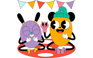 Playing Free Sticker PNG