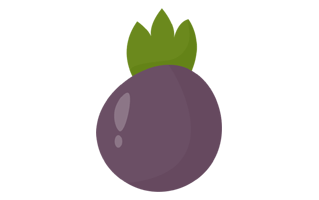 Plum Sticker PNG