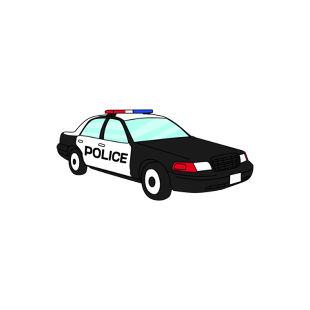 Police Car Free Sticker Transparent Photo