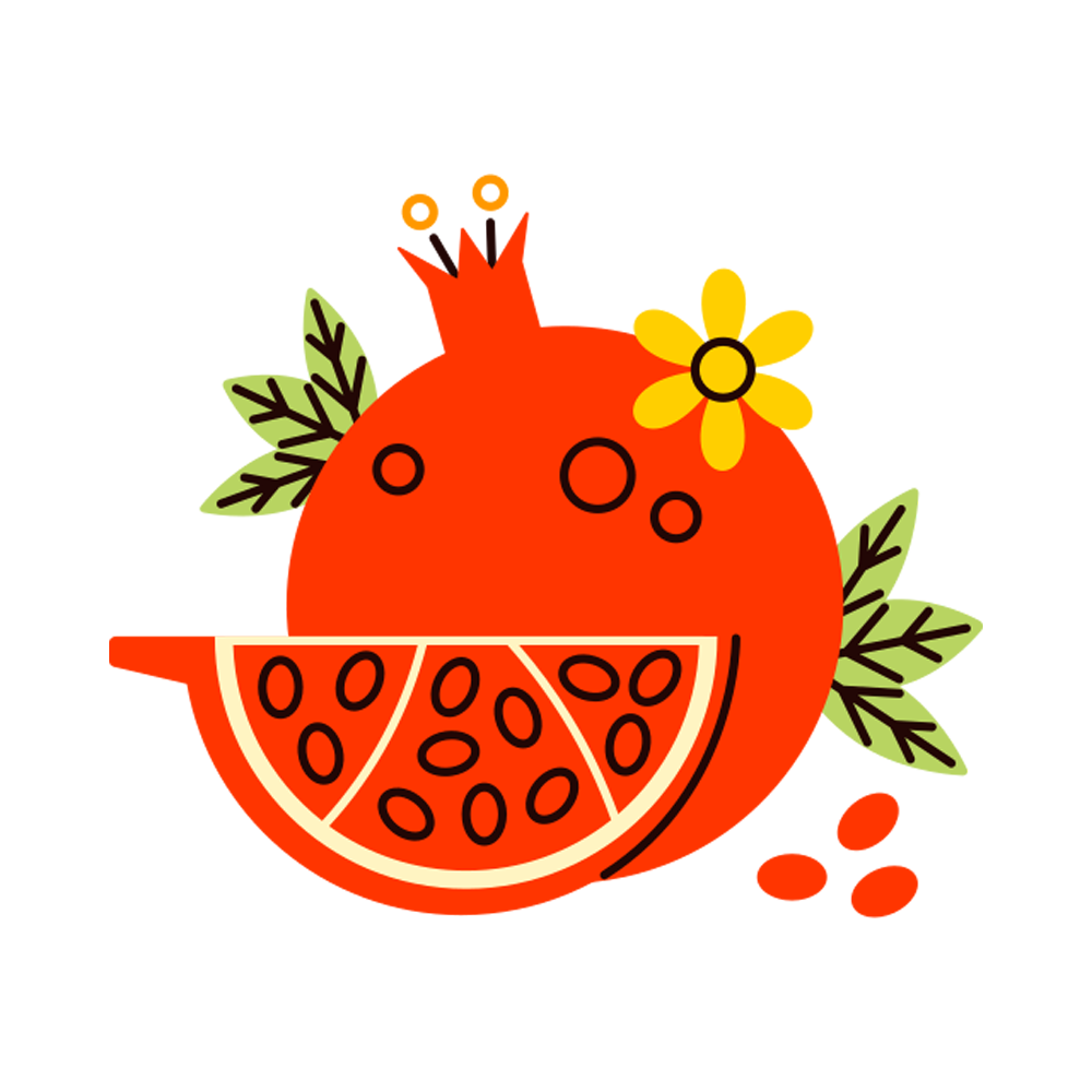 Pomegranate Free Sticker Transparent Photo