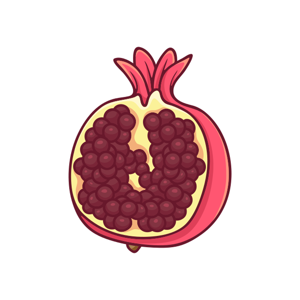 Pomegranate Free Sticker Transparent Picture