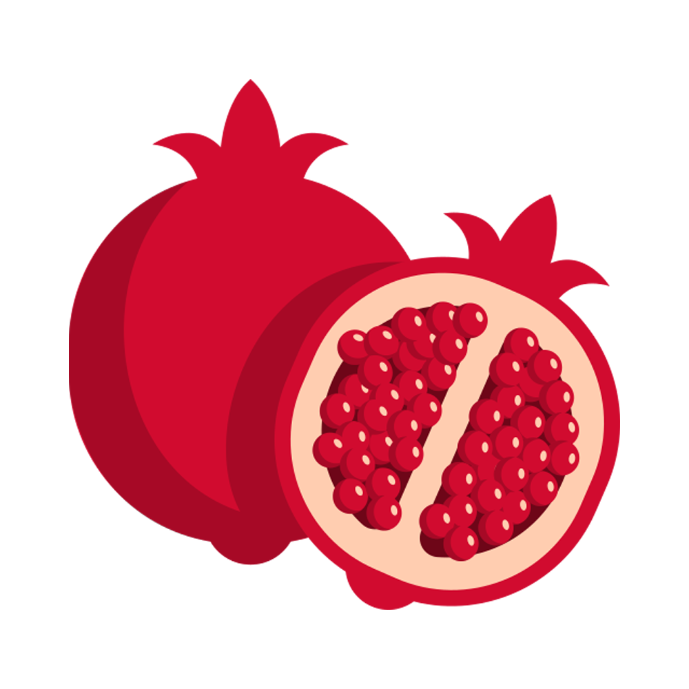 Pomegranate Free Sticker Transparent Clipart