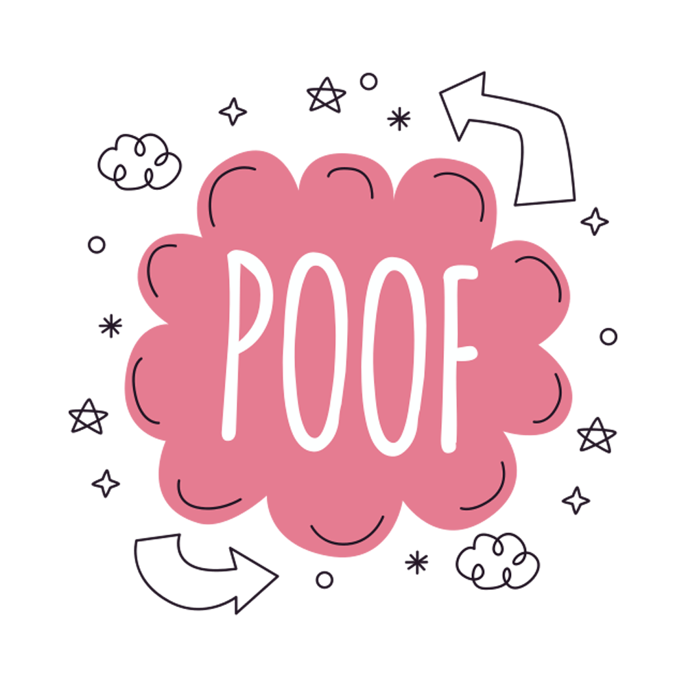 Poof Free Sticker Transparent Clipart