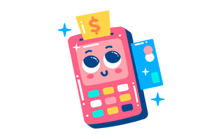 Pos Terminal Sticker PNG