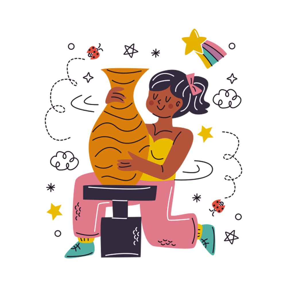 Pottery Sticker Transparent Photo