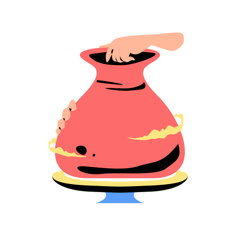 Pottery Sticker Transparent Picture