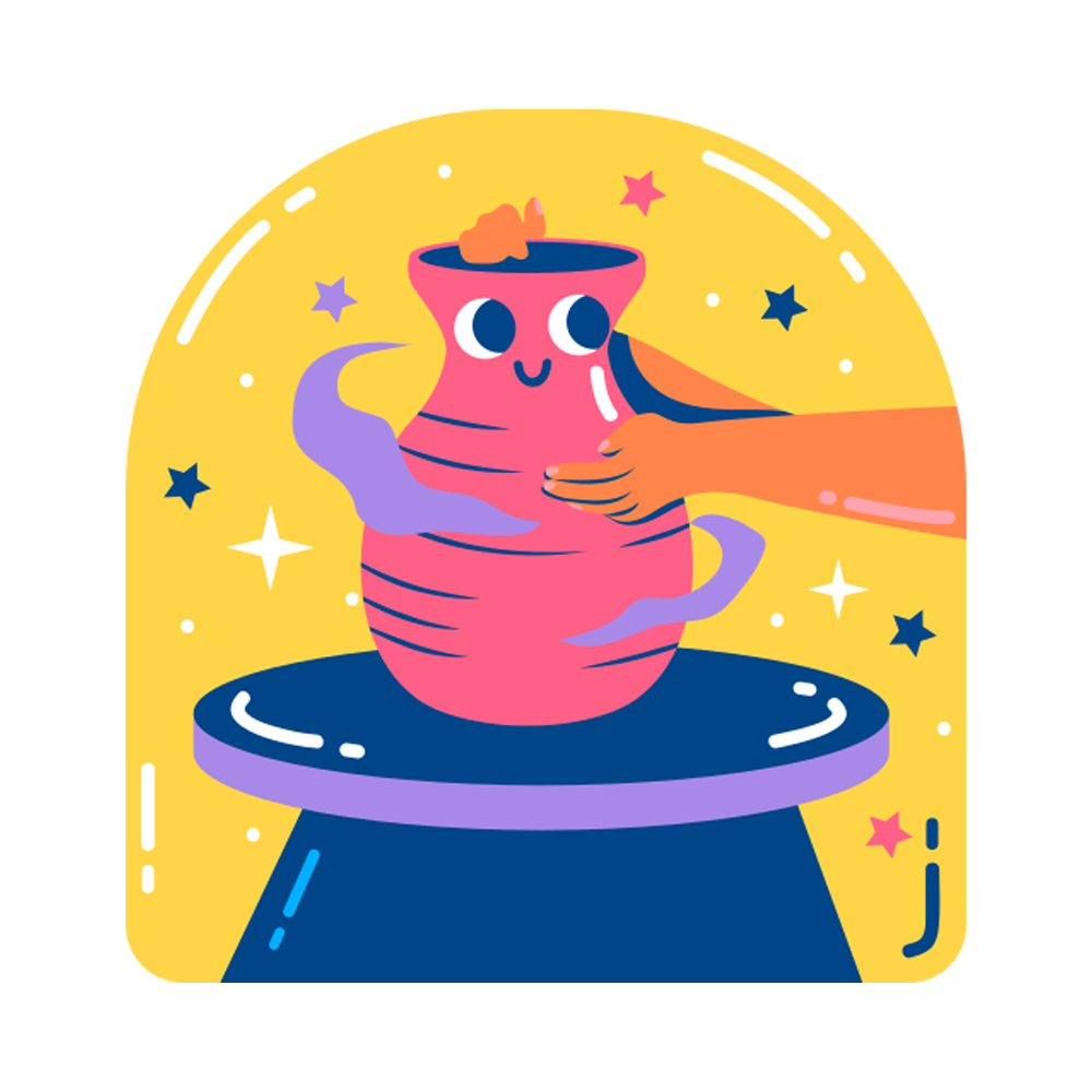 Pottery Sticker Transparent Clipart