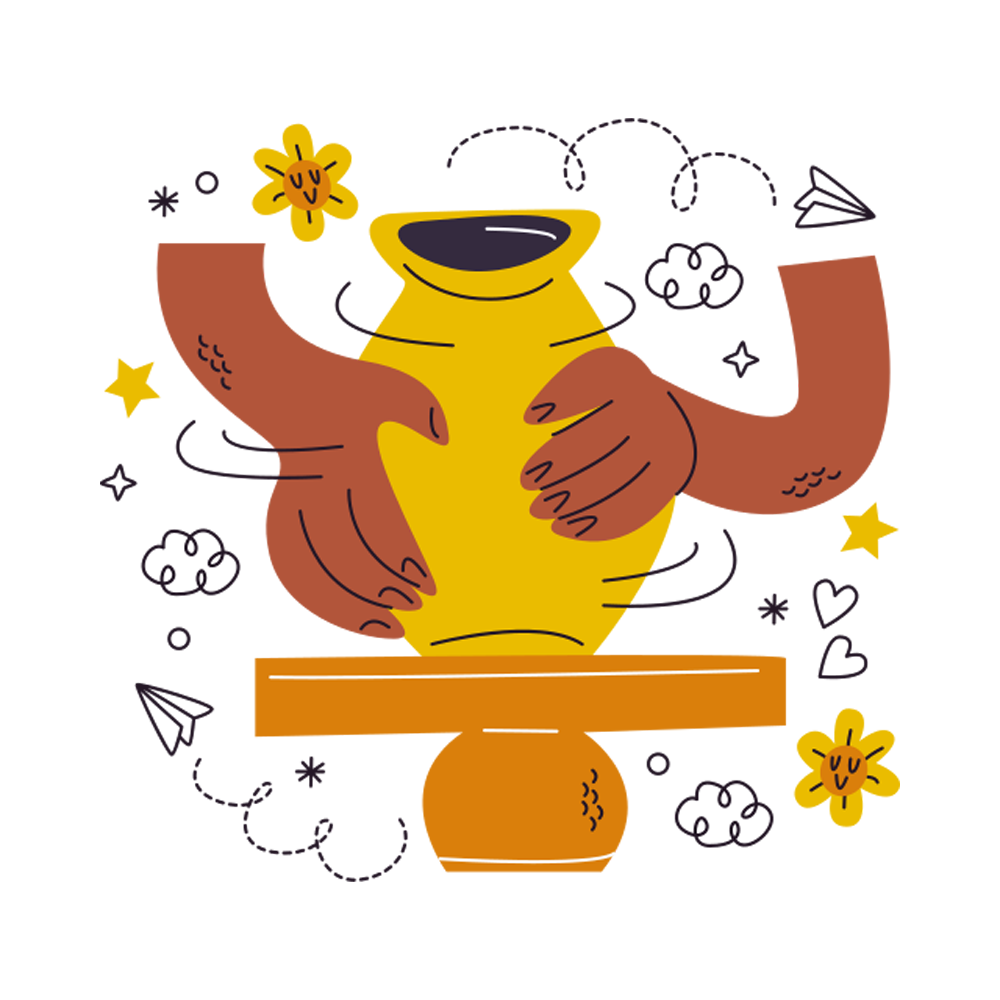 Pottery Sticker Transparent Gallery