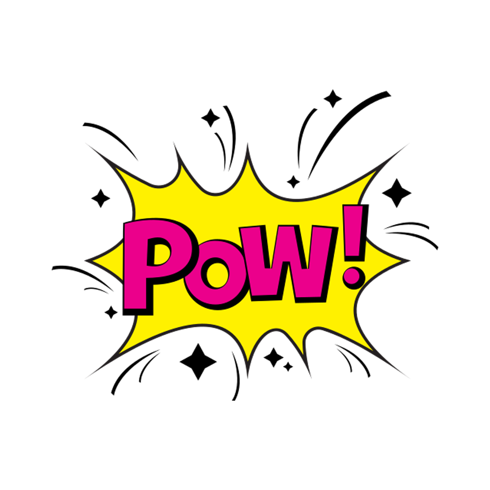 Pow Free Sticker Transparent Photo