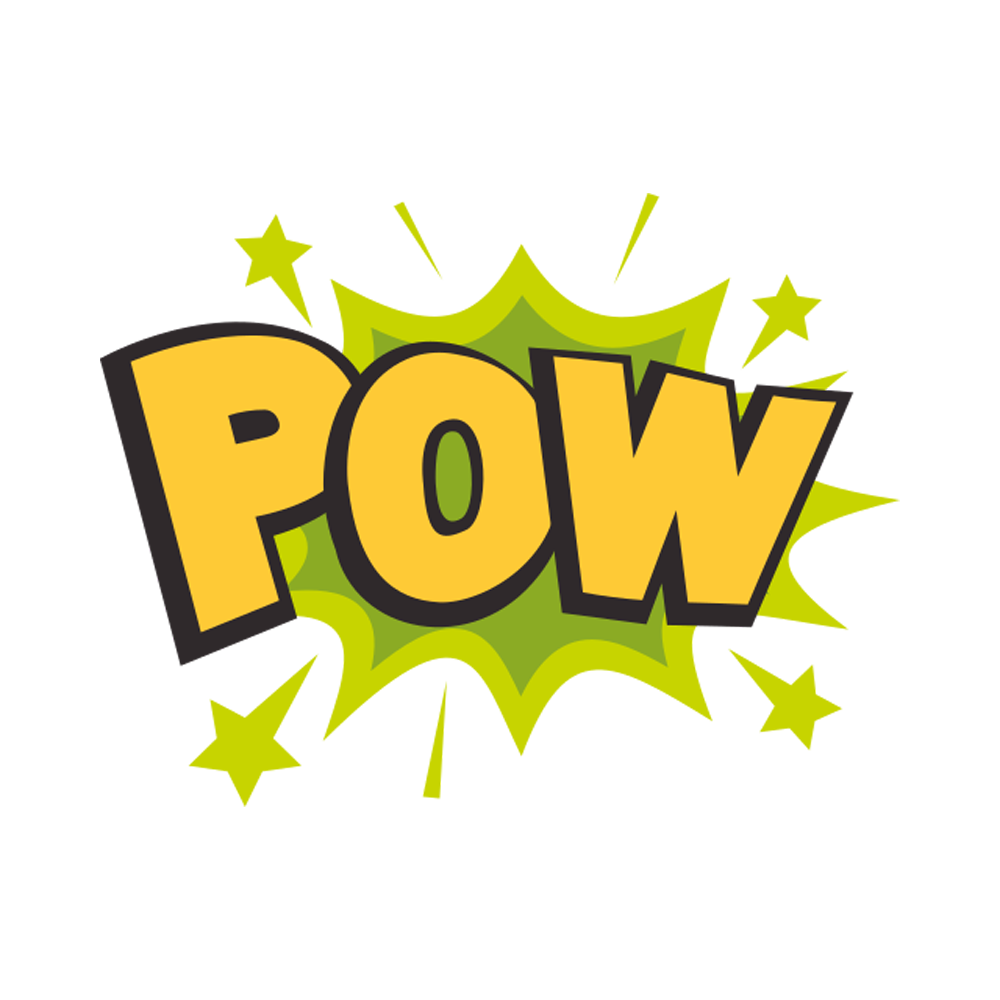 Pow Free Sticker Transparent Picture