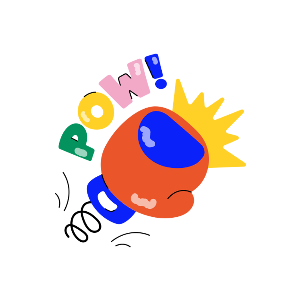 Pow Free Sticker Transparent Gallery