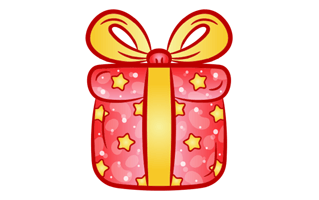 Present Free Sticker PNG