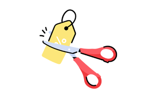 Price Cut Free Sticker PNG