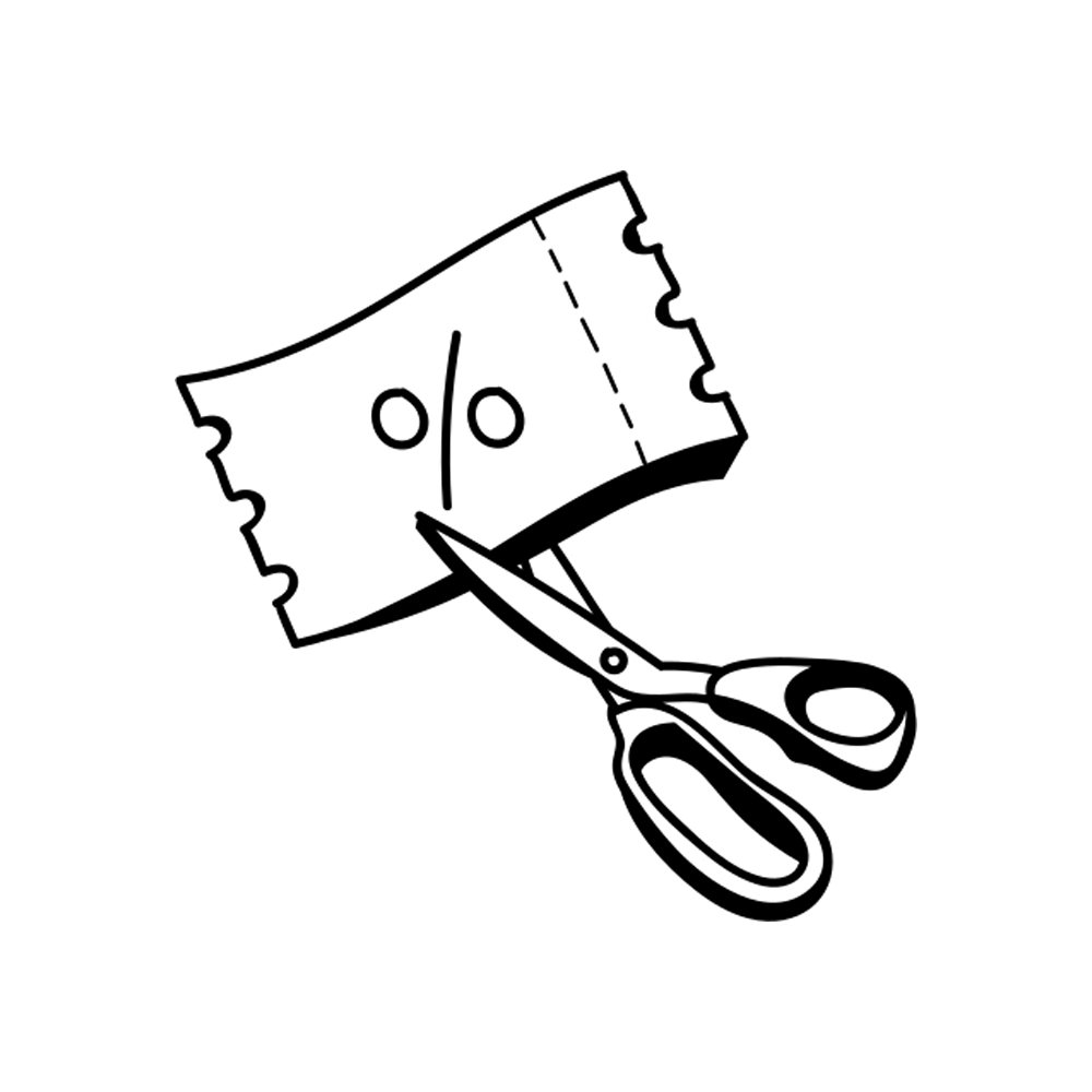 Price Cut Sticker Transparent Image