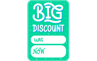 Price Label Sticker PNG