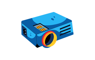 Projector Device Sticker PNG