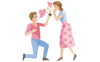 Proposal Sticker PNG