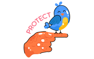 Protect Free Sticker PNG