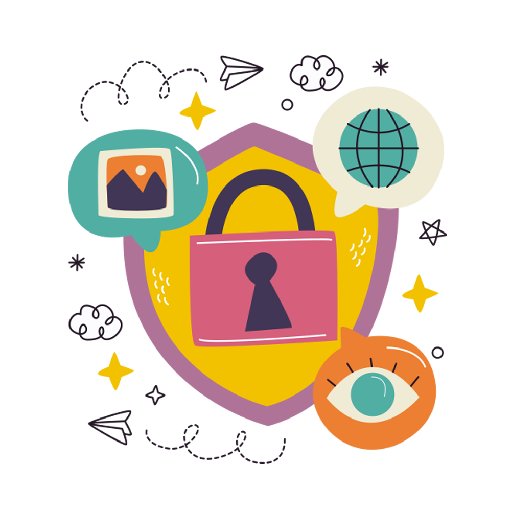 Protection Free Sticker Transparent Photo