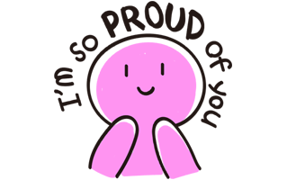 Proud Sticker PNG