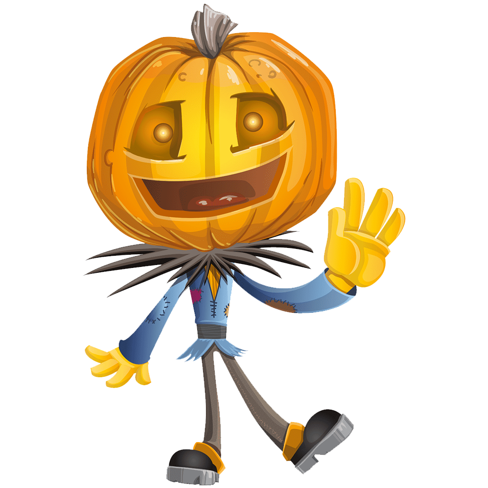 Pumpkin Man Transparent Picture