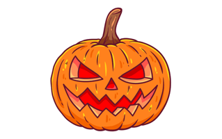 Pumpkin Sticker PNG