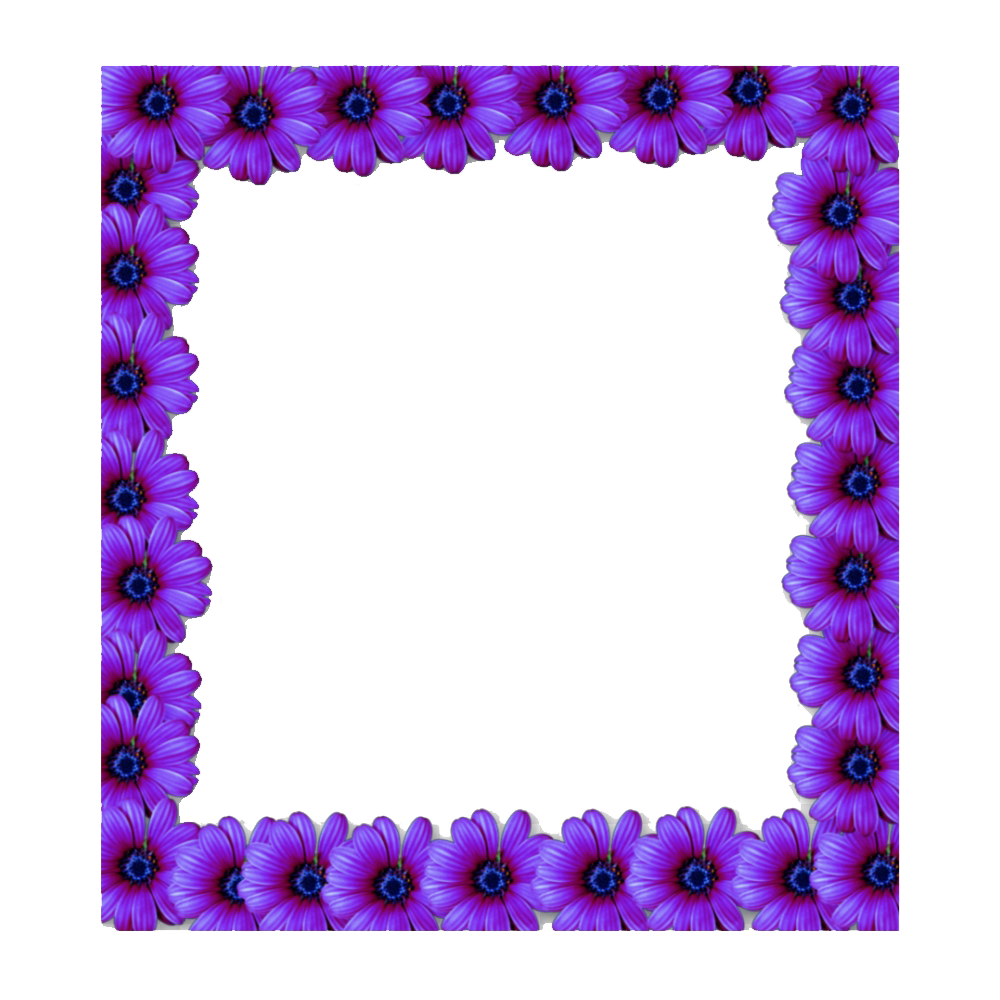 Purple Border Frame Transparent Image
