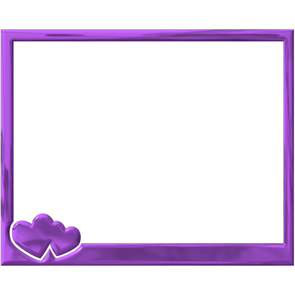 Purple Border Frame Transparent Gallery