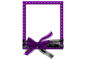 Purple Border Frame PNG