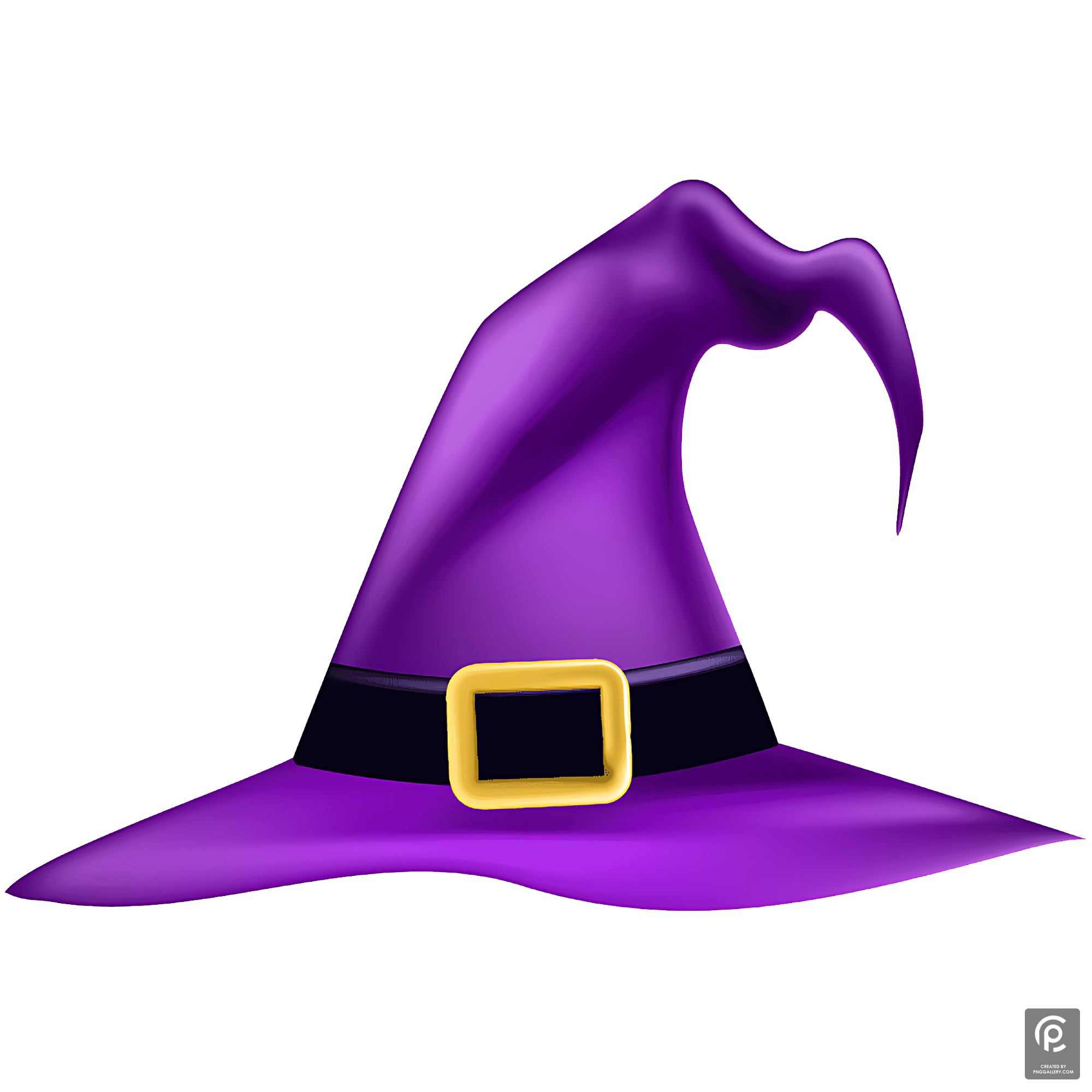 Purple Witch Hat Transparent Picture