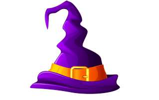 Purple Witch Hat PNG