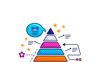 Pyramid Chart Sticker PNG