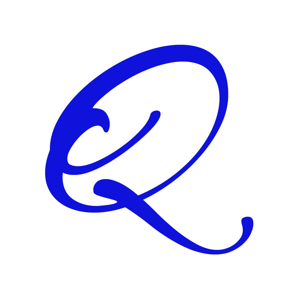 Q Alphabet Blue Transparent Image