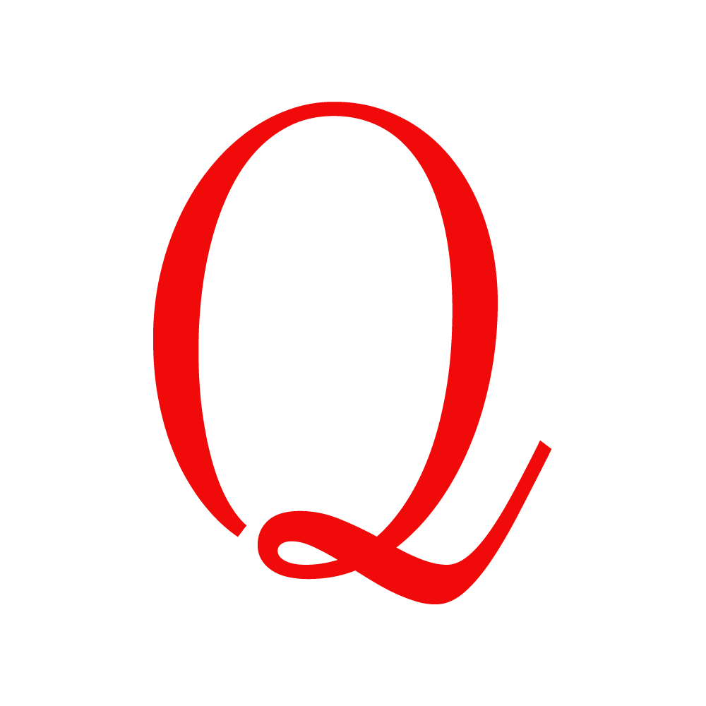 Q Alphabet Red Transparent Image