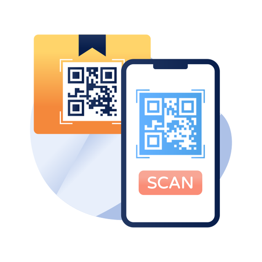 QR Code Sticker Transparent Image