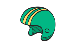 Racing Helmet Sticker PNG