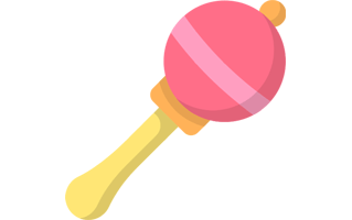 Rattle Sticker PNG