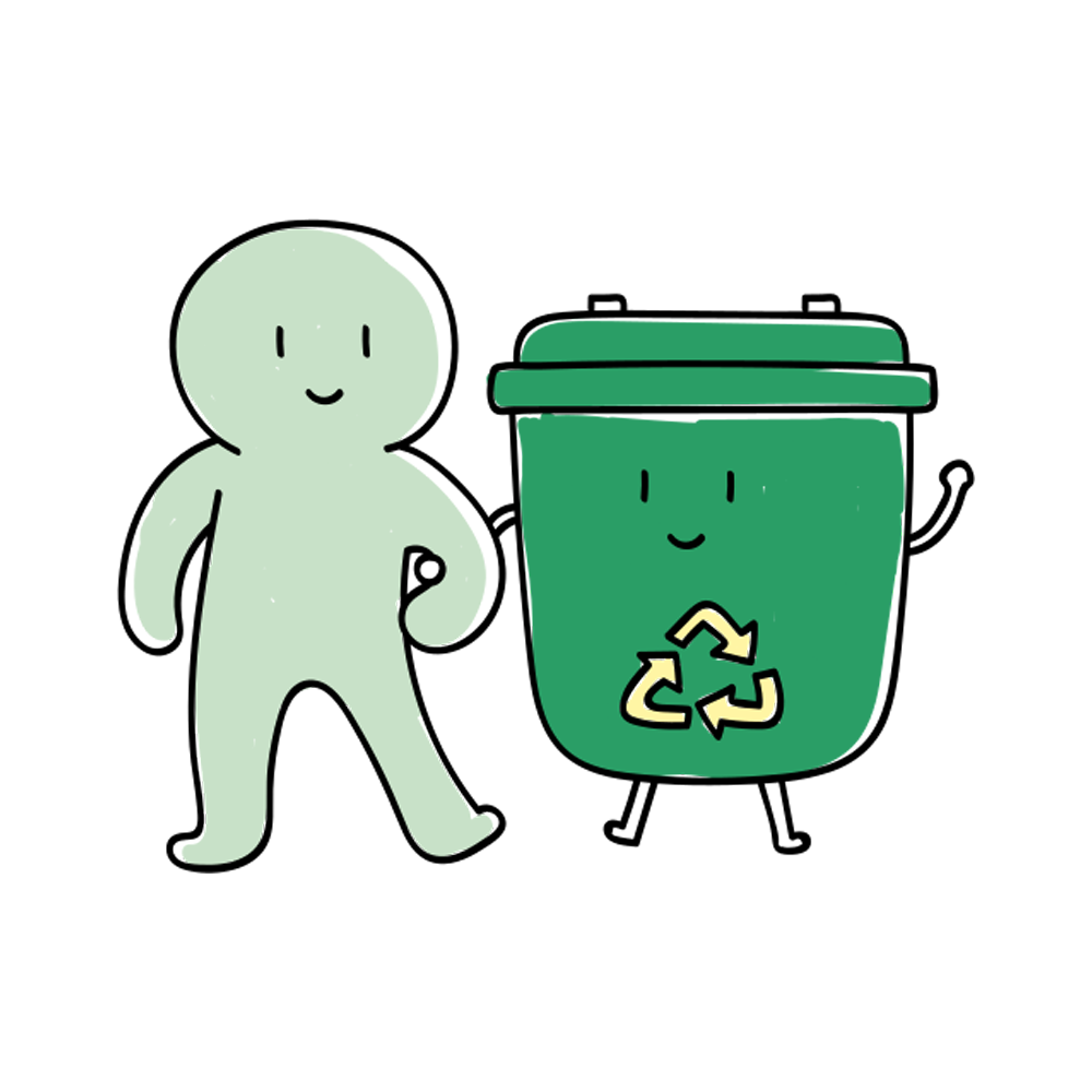 Recycle Can Free Sticker Transparent Image