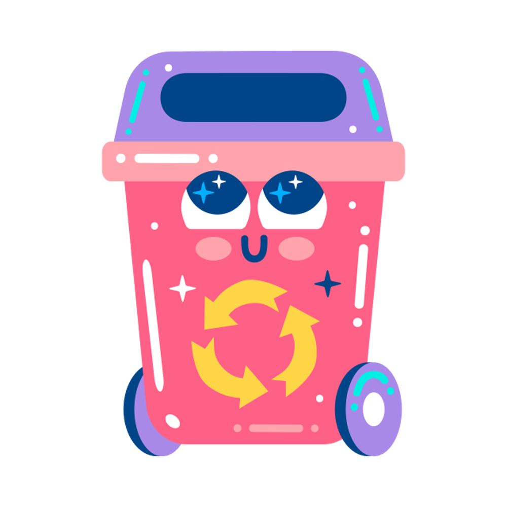 Recycle Can Free Sticker Transparent Clipart