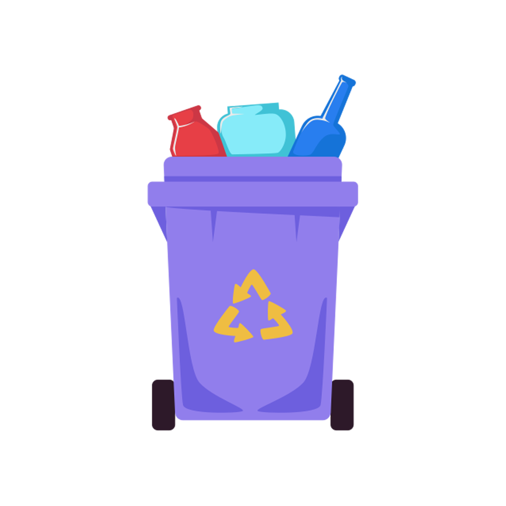 Recycle Can Free Sticker Transparent Gallery