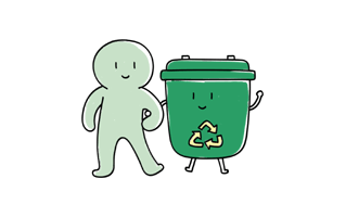 Recycle Can Free Sticker PNG