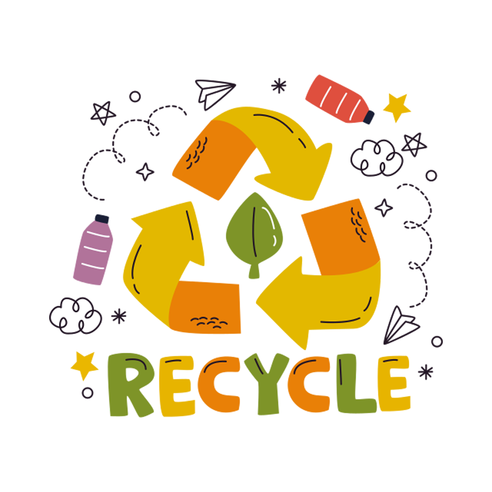 Recycle Sticker Transparent Image
