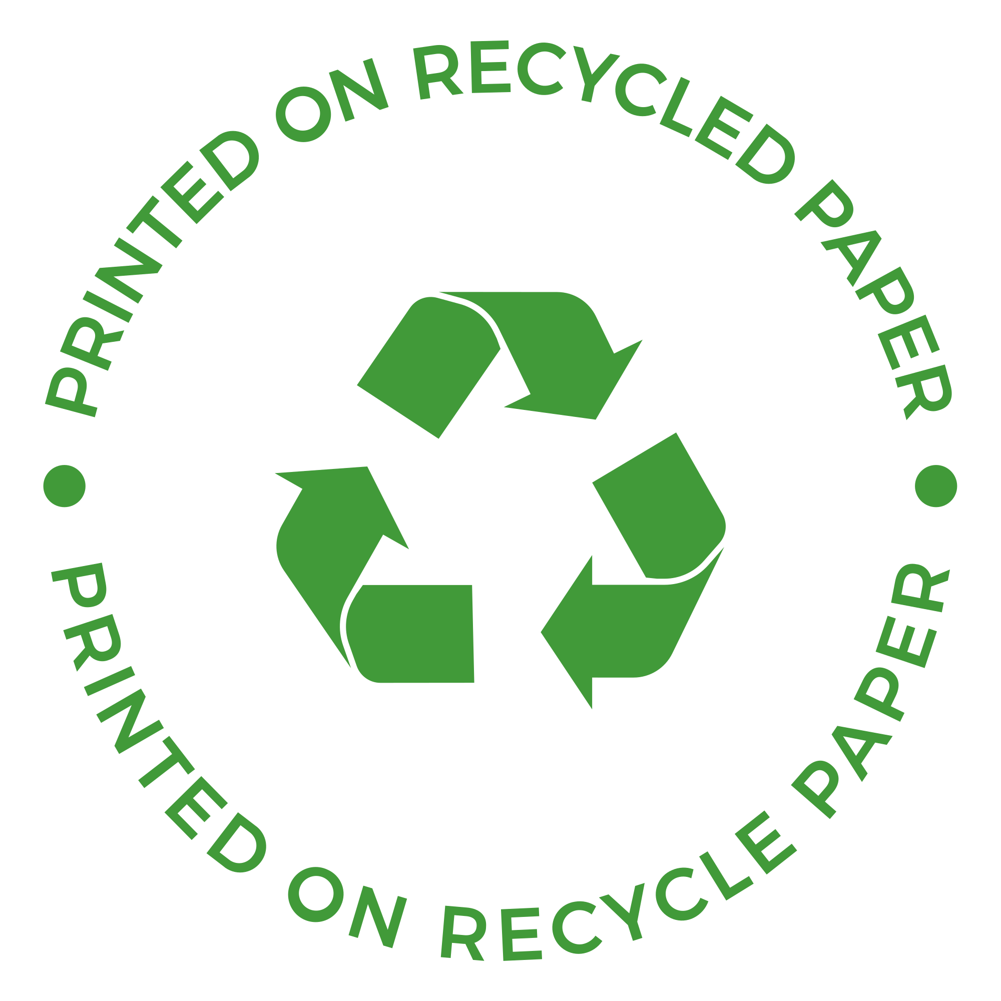 Recycled Paper Logo Transparent Clipart
