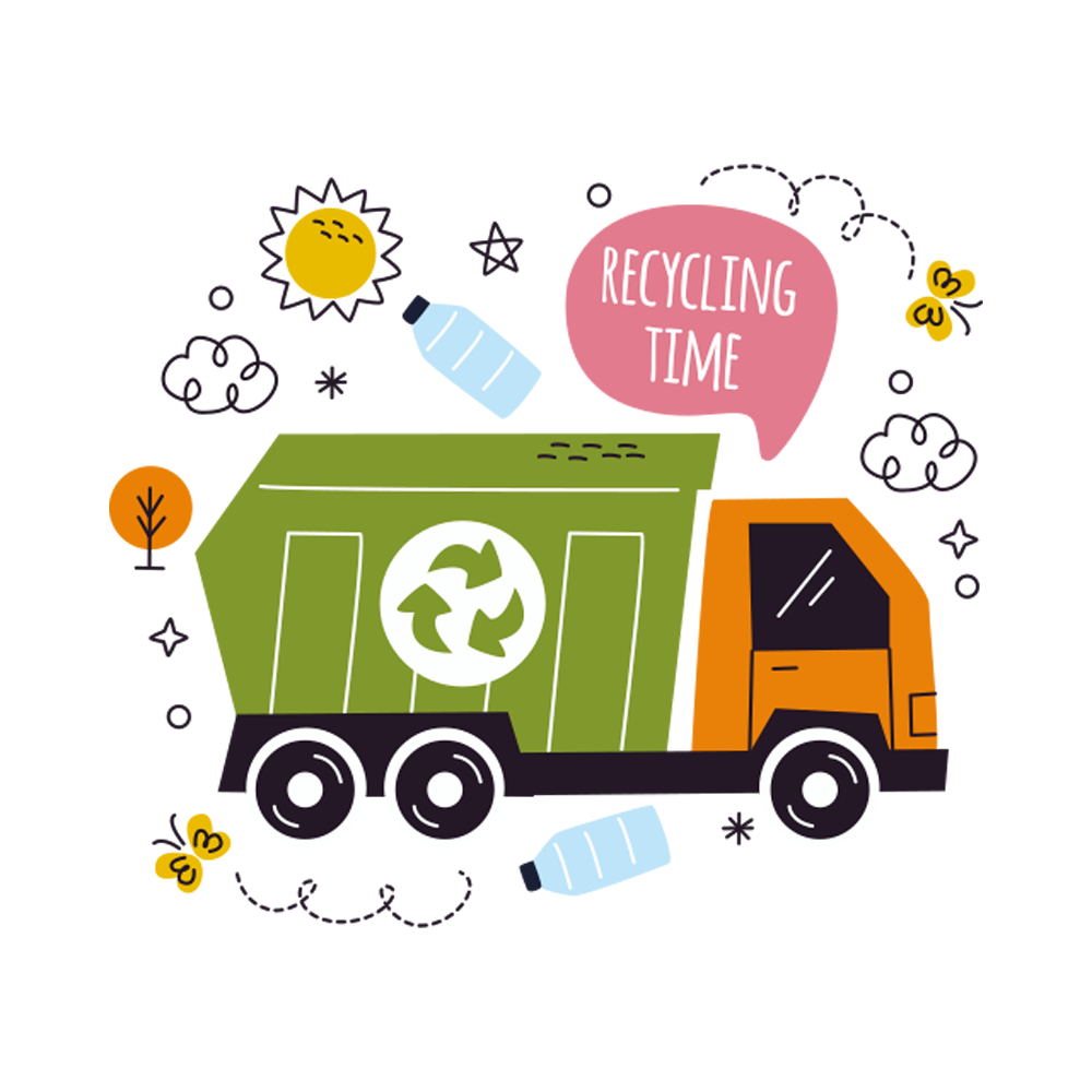 Recycling Free Sticker Transparent Image