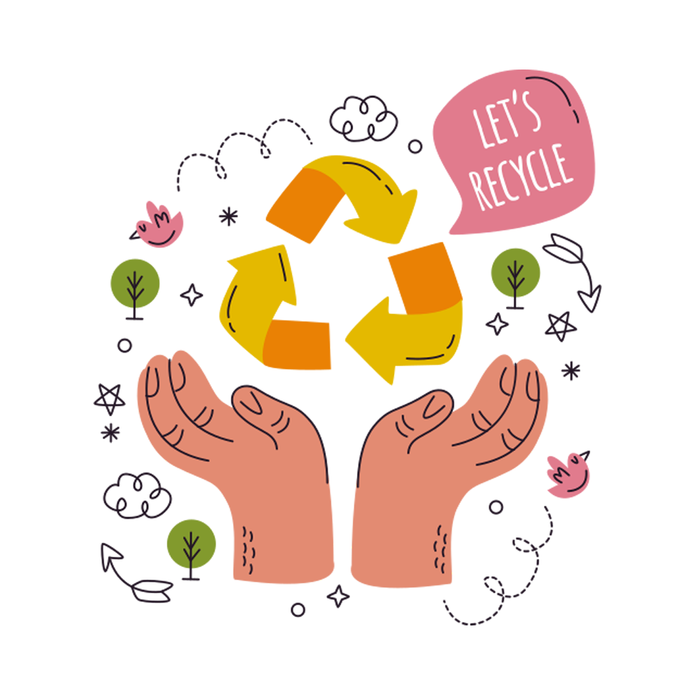 Recycling Free Sticker Transparent Clipart