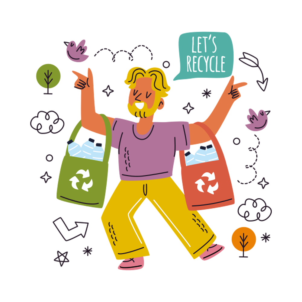 Recycling Free Sticker Transparent Gallery
